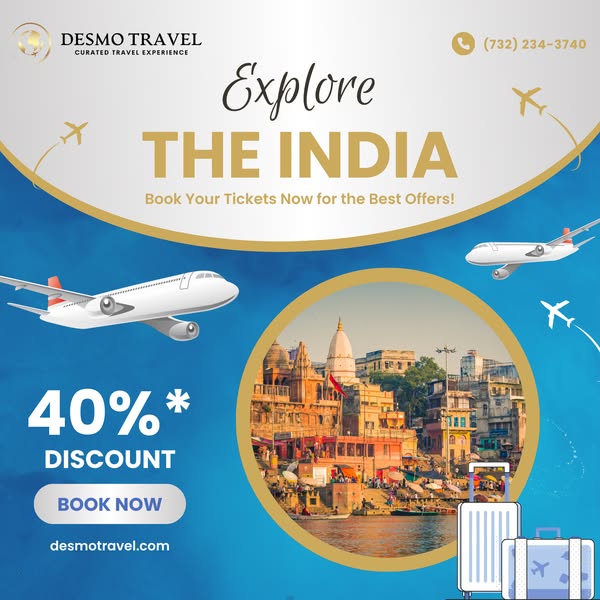 Book Now, Save Big to India!